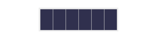 Clickfit EVO pannendak en felsdak montageset: 6 zonnepanelen
