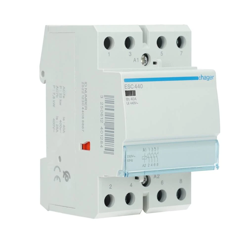 Hager magneetschakelaar 4NO 230V/40A